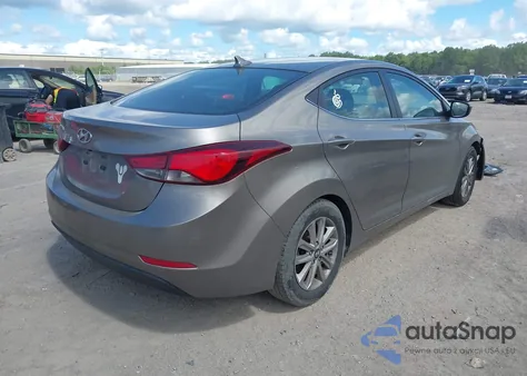 2015 Hyundai Elantra Se from USA, damaged, VIN 5NPDH4AE3FH596826